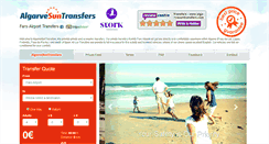 Desktop Screenshot of algarvesuntransfers.com